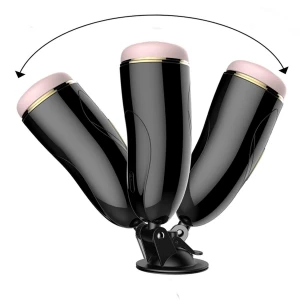 Мастурбатор вагіна Vibrating Masturbation Cup USB 7 + Interactive Function / Talk Mode