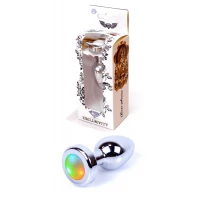 Анальна пробка BOSS SERIES Jewellery Plug Disco Flashlight, зі світлодіодним підсвічуванням