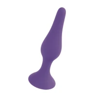 Анальна пробка BOSS SERIES Silicone, фіолетова, розмір Large