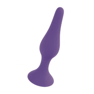 Анальная пробка BOSS SERIES Silicone, фиолетовая, размер Large