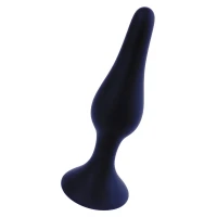 Анальна пробка B - Series HeavyFun Silicone, чорна, екстра велика