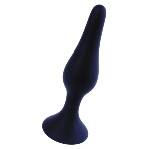 Анальна пробка B - Series HeavyFun Silicone, чорна, екстра велика
