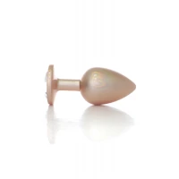 Анальная пробка Pearl Gold Jewellery, прозрачная, длина 9 см, диаметр 38 мм — фото 3