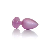 Анальная пробка BOSS SERIES Jewellery Pearl Pink PLUG, металлическая, розовая, 100 мм, L — фото 4