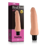 Реалистичный вибратор LOVETOYS Real Feel 2, телесный, 20 см