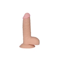 Фаллоимитатор LOVETOYS The Ultra Soft Dude, с мошонкой, телесный, 7.5&quot; / 19 см — фото 3