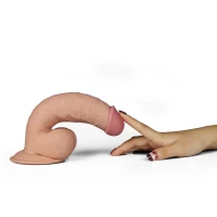 Реалістичний вібратор на присосці LOVETOYS The Ultra Soft Dude, 8.5&quot; / 21,5 см — фото 6