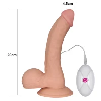 Реалистичный вибратор LOVETOY The Ultra Soft Dude, с присоской, телесный, 22 см — фото 2