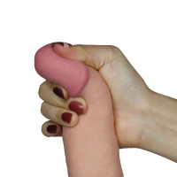 Реалистичный вибратор LOVETOY The Ultra Soft Dude, с присоской, телесный, 22 см — фото 5