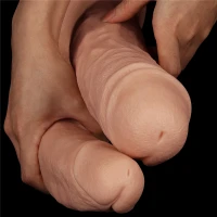 Двусторонний фаллоимитатор LOVETOYS Mega Double Dildo, реалистичный, 30 см — фото 5