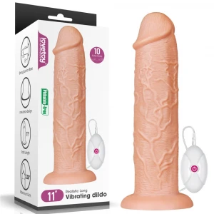 Реалистичный вибратор LOVETOYS с присоской и пультом управления