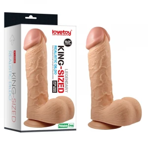 Реалістичний фалоімітатор з мошонкою 9 KING-SIZED DILDO