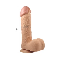 Реалістичний фалоімітатор з мошонкою 9 KING-SIZED DILDO — фото 4