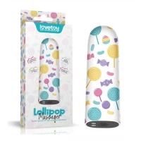 Кліторальний вібратор Lollipop Massager, білий
