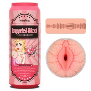 Мастурбатор LOVETOYS Pleasure Brew Imperial Stout, тілесний