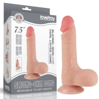 Фалоімітатор 7'.5' Sliding Skin Dual Layer Dong
