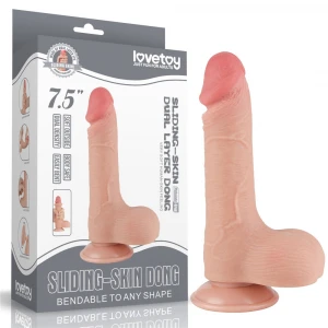 Фалоімітатор 7'.5' Sliding Skin Dual Layer Dong