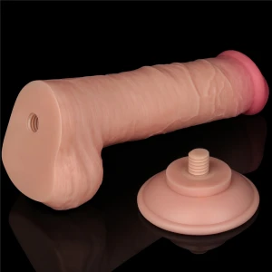 Фалоімітатор 8' Sliding Skin Dual Layer Dong Flesh