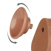 Фалоімітатор з мошонкою 8.5'' Sliding Skin Dual Layer Dong Brown — фото 7