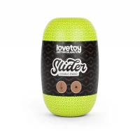 Двосторонній мастурбатор LOVETOYS Slider, вагіна та анус, коричневий