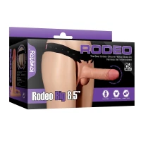 Порожнистий страпон Unisex Hollow Strap-On Rodeo Big, 22 см, тілесний — фото 2