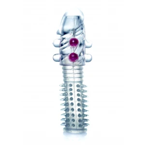 Насадка на пеніс BOSS SERIES Stymulator-Penis Sleeve, прозора, 14,5 см