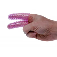 Насадка-стимулятор на палець Stymulator Wonderful Fingers, фіолетова — фото 4