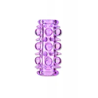 Насадка на пеніс BOSS SERIES EasyLove Stretchy Sleeve, фіолетова