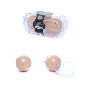 Вагінальні кульки BOSS SERIES Duo-Balls Skin, тілесні