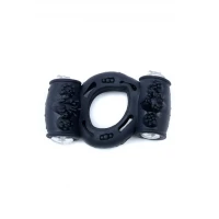 Ерекційне кільце BOSS SERIES EasyLove Ring Double, чорне