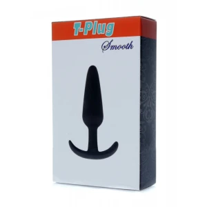Анальна пробка BOSS SERIES EasyLove T-Plug Smooth, гладка, чорна