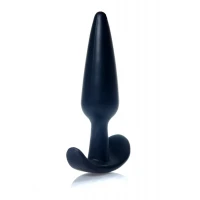 Анальная пробка BOSS SERIES EasyLove T-Plug Smooth, гладкая, черная — фото 3