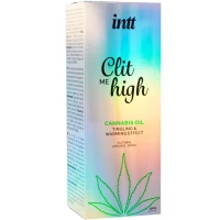 Спрей-возбудитель для клитора INTT Clit Me High Cannabis Oil, с разогревающим эффектом, 15 мл — фото 2
