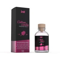 Разогревающий массажный гель INTT COSMETICS Cotton Candy, со вкусом сахарной ваты, 30 мл