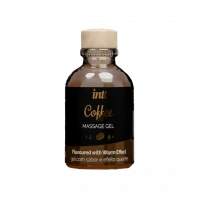 Оральный гель для массажа INTT COSMETICS Massage Gel, со вкусом кофе, с эффектом тепла, 30 мл — фото 2