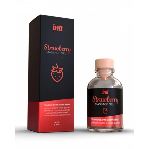 Гель для масажу Intt Massage Gel Strawberry, полуниця, 30 мл