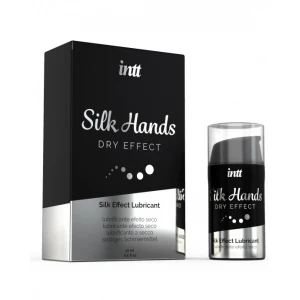 Лубрикант на силиконовой основе INTT COSMETICS Silk Hands Dry Effect, с ароматом мяты, 15 мл