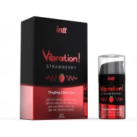 Лубрикант Intt Vibraton Strawbarry 15 ml