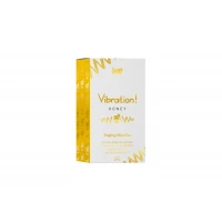 Збуджуючий гель з ефектом вібрації Intt Vibration Honey Tingling Effect Gel, мед, 15 мл — фото 3