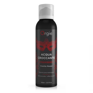 Массажная пенка ORGIE COSMETICS Acqua Croccante, с эффектом шипучести, с ароматом клубники, 150 мл