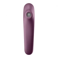 Вакуумний стимулятор із вібратором SATISFYER Dual Kiss, 2 в 1, фіолетовий — фото 2