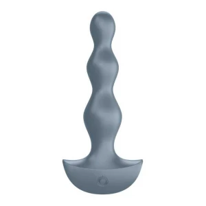 Анальна пробка з вібрацією SATISFYER Lolli-Plug 2, блакитна, 14,2 см, 30 мм