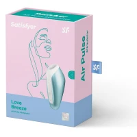 Симулятор орального сексу для жінок Satisfyer Love Breeze, блакитний — фото 4