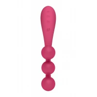 Мультивибратор SATISFYER Tri Ball 1, с гибким тросом для одновременной стимуляции клитора, вагины и ануса, розовый, 20,5 см — фото 6