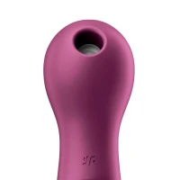 Вакуумний стимулятор клітора SATISFYER Lucky Libra, з вібрацією, силікон — фото 2