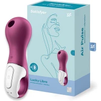 Вакуумний стимулятор клітора SATISFYER Lucky Libra, з вібрацією, силікон — фото 5