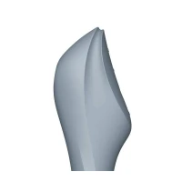 Вакуумный стимулятор SATISFYER Curvy Trinity 3, с вибрацией точки G, серый — фото 5