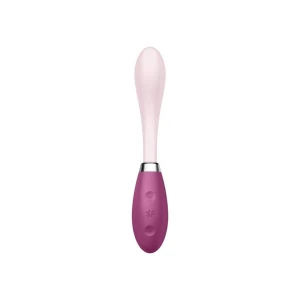Вибратор для точки G Satisfyer G-Spot Flex 3, гибкий, с двойной стимуляцией клитора, розовый