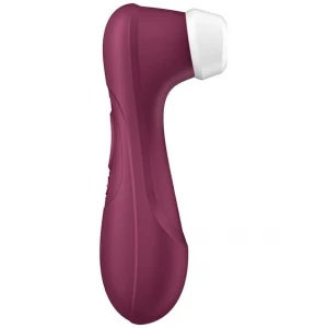 Вакуумний вібратор Pro 2 Generation 3 with Liquid Air wine red