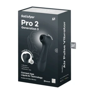 Симулятор орального сексу для жінок Satisfyer Pro 2 Generation 3, чорний